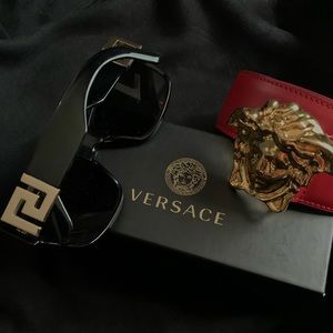 Versace Belt and Sunglasses